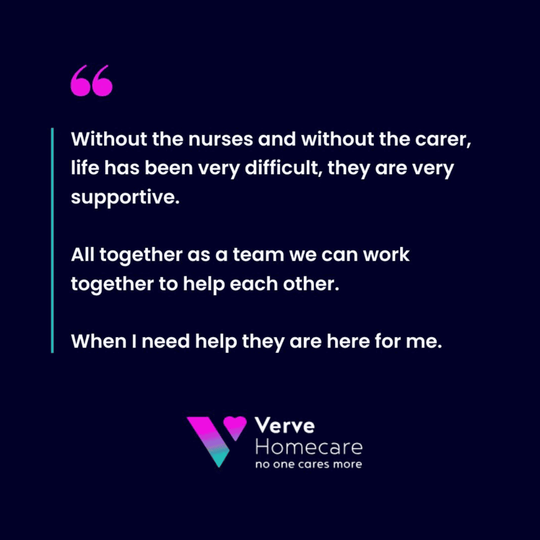 Testimonials Verve Homecare