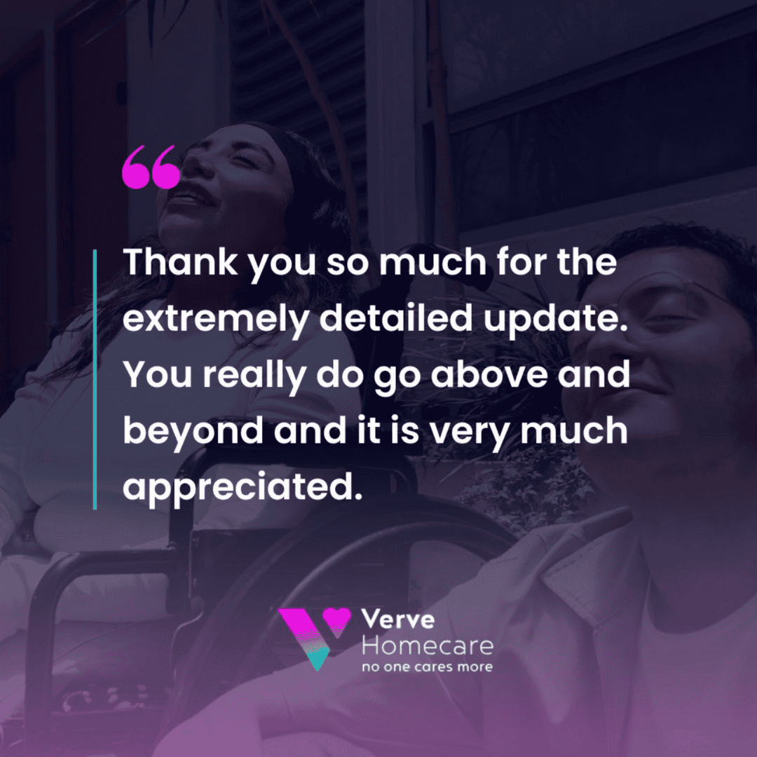 Testimonials Verve Homecare