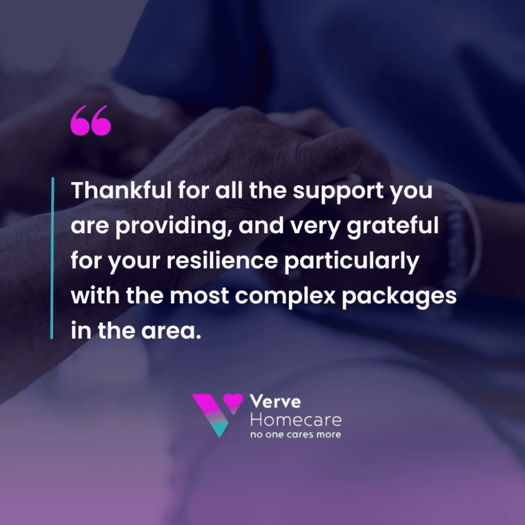 Testimonials Verve Homecare