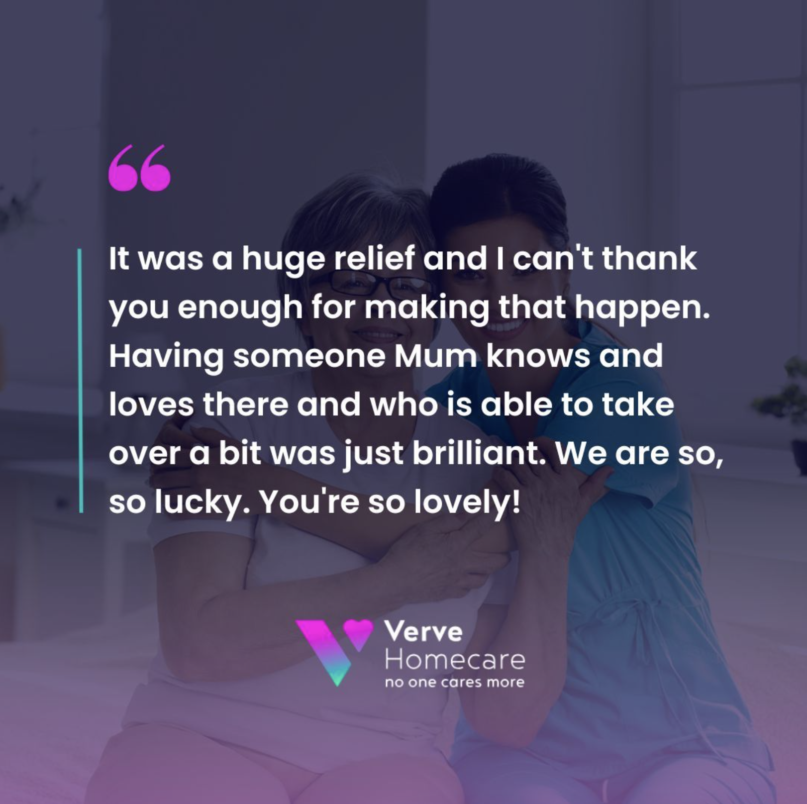 Testimonials Verve Homecare