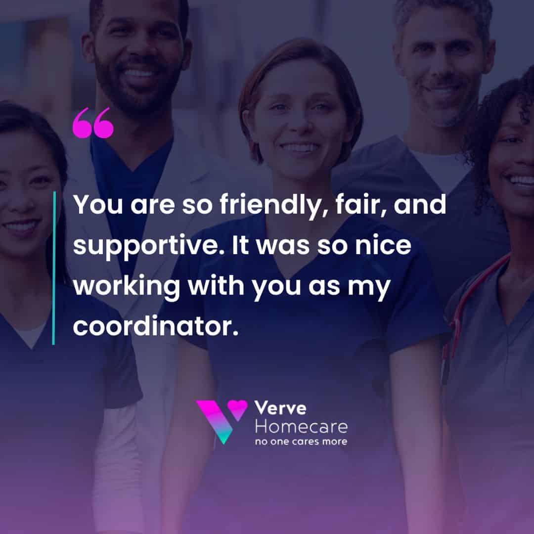 Testimonials Verve Homecare